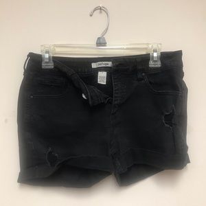 🍍charlotte russe black jean shorts
